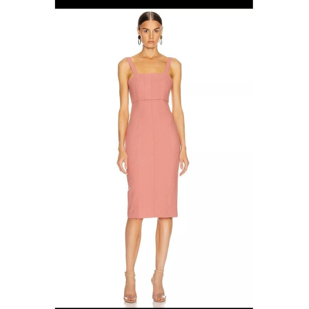 Cinq‎ a Sept Dakota Midi Dress in Rosewood Size 0